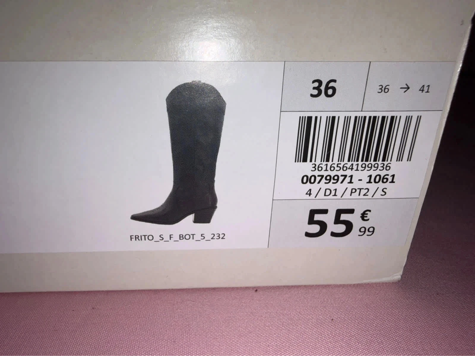 Women's Creeks high boot just try size 36 – photo 11